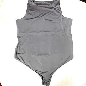 Alfani steel gray bodysuit
